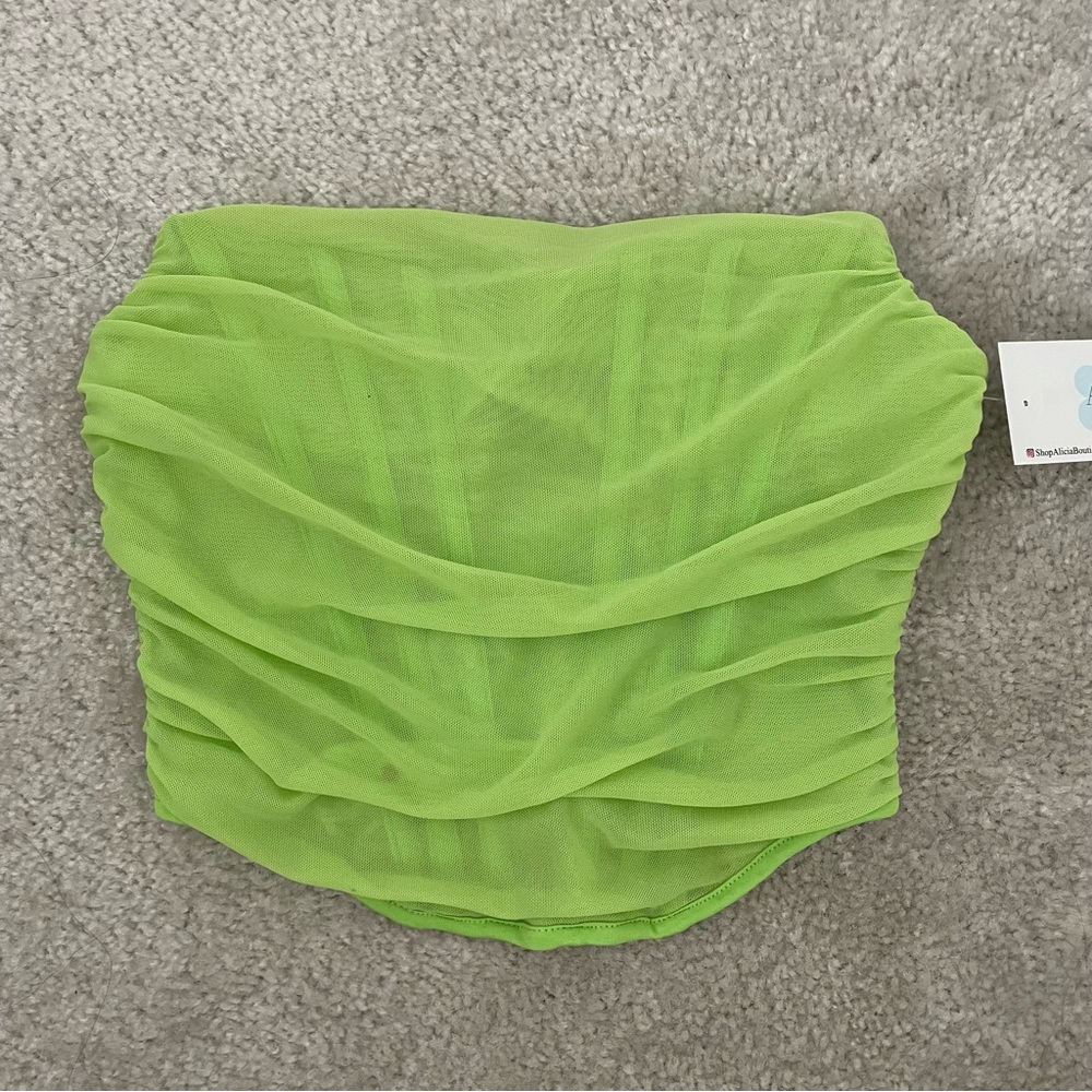 Tic Toc Lime Green Corset